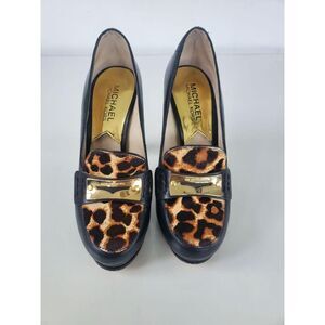 Michael Kors Animal Print Platform Pumps Size 5 M